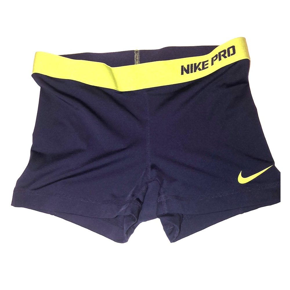 Purple Nike Pro dri-fit spandex